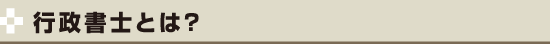 行政書士